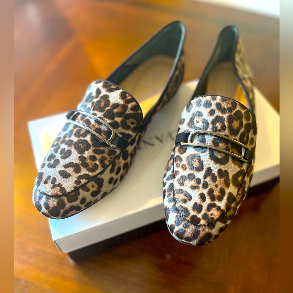 NIB Alfani Leopard Print Loafers